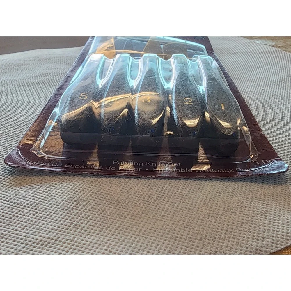 New STUDIO 71 New‎ 5-Piece Painting Knife Set Wood Handle SS
